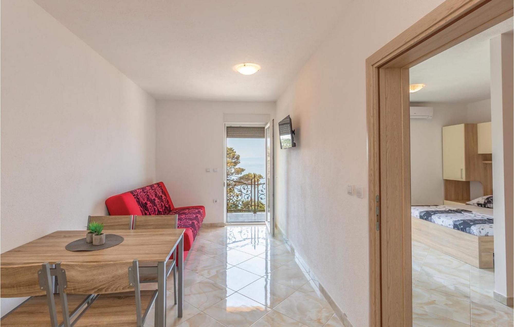 Nice Apartment In Krvavica With House Sea View Exterior foto